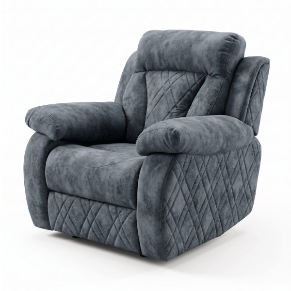 كرسي ليزي بوي مدفع - رمادي-فاتح