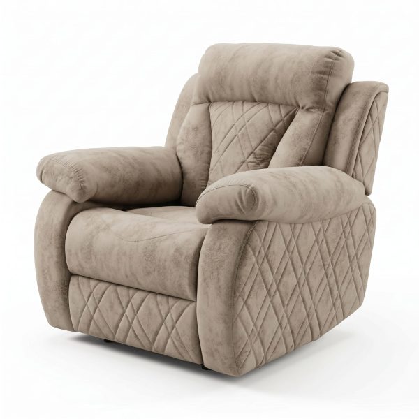 كرسي ليزي بوي مدفع - بيج-غامق